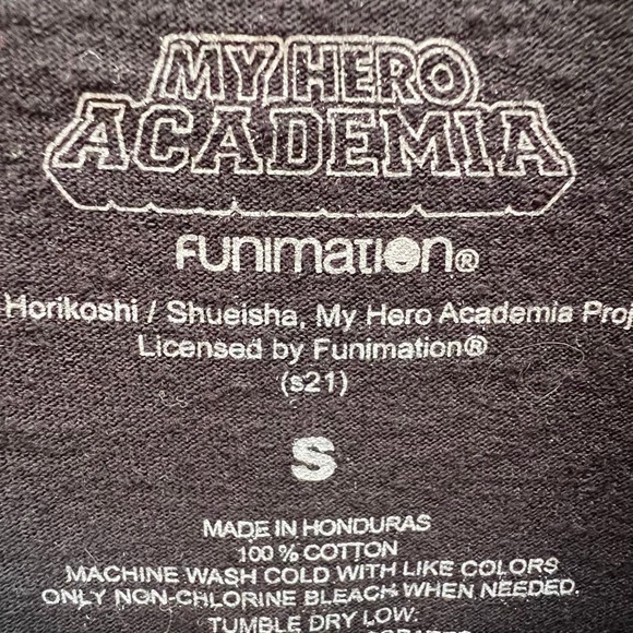 My Hero Academia Small Unisex Graphic Print Anime T-Shirt - Picture 5 of 5
